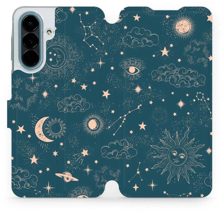 Mobiwear Flip pouzdro pro Samsung Galaxy A27 - VP14S vesmír