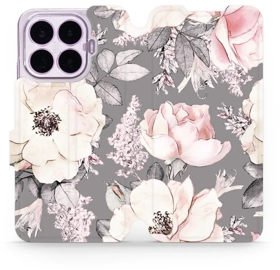 Mobiwear Flip pouzdro pro Xiaomi 17T Pro - MX06S květy