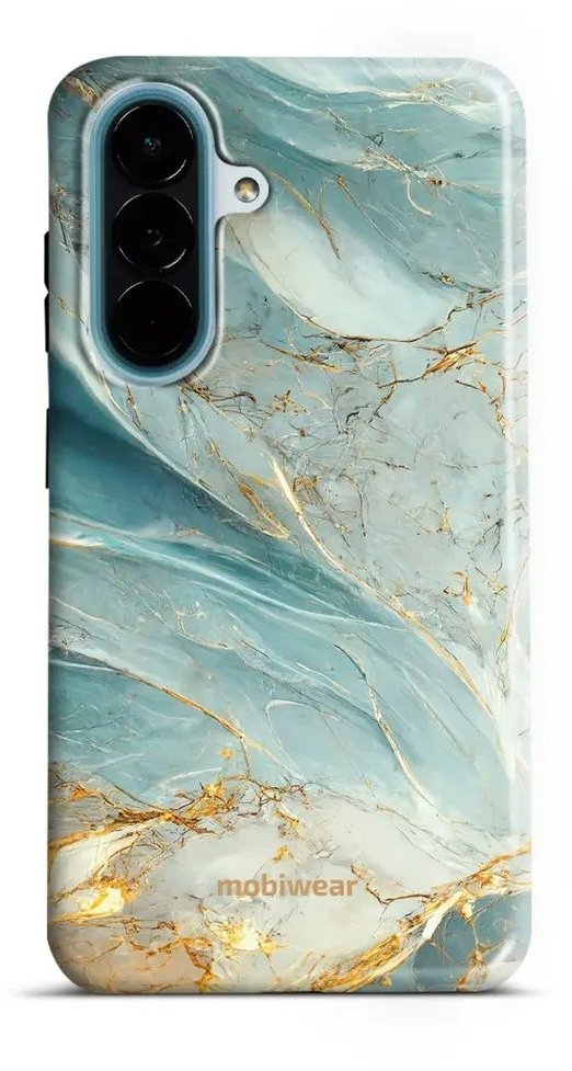 Mobiwear Odolné pouzdro Samsung Galaxy A27 - Elite Pro EP34E Zelenkavý mramor