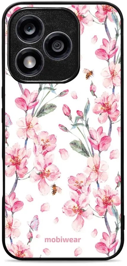 Mobiwear Glossy lesklý pro Honor 400 Lite - Květy