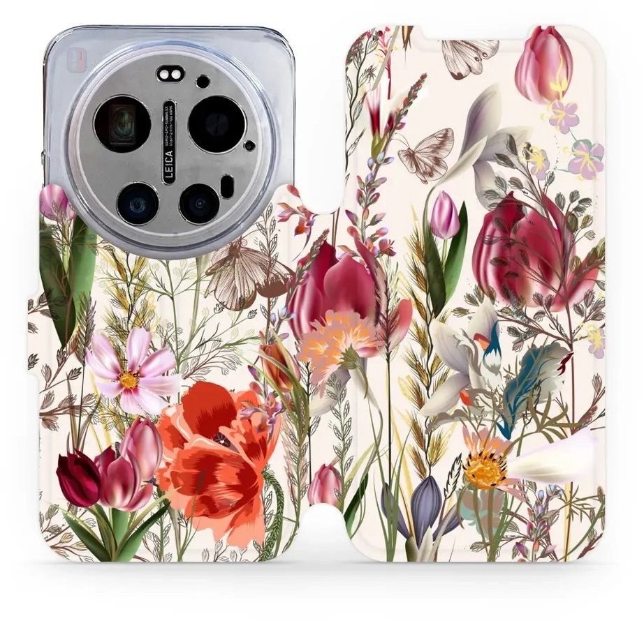 Mobiwear Flip pouzdro pro Xiaomi 17 Ultra - MP01S louka