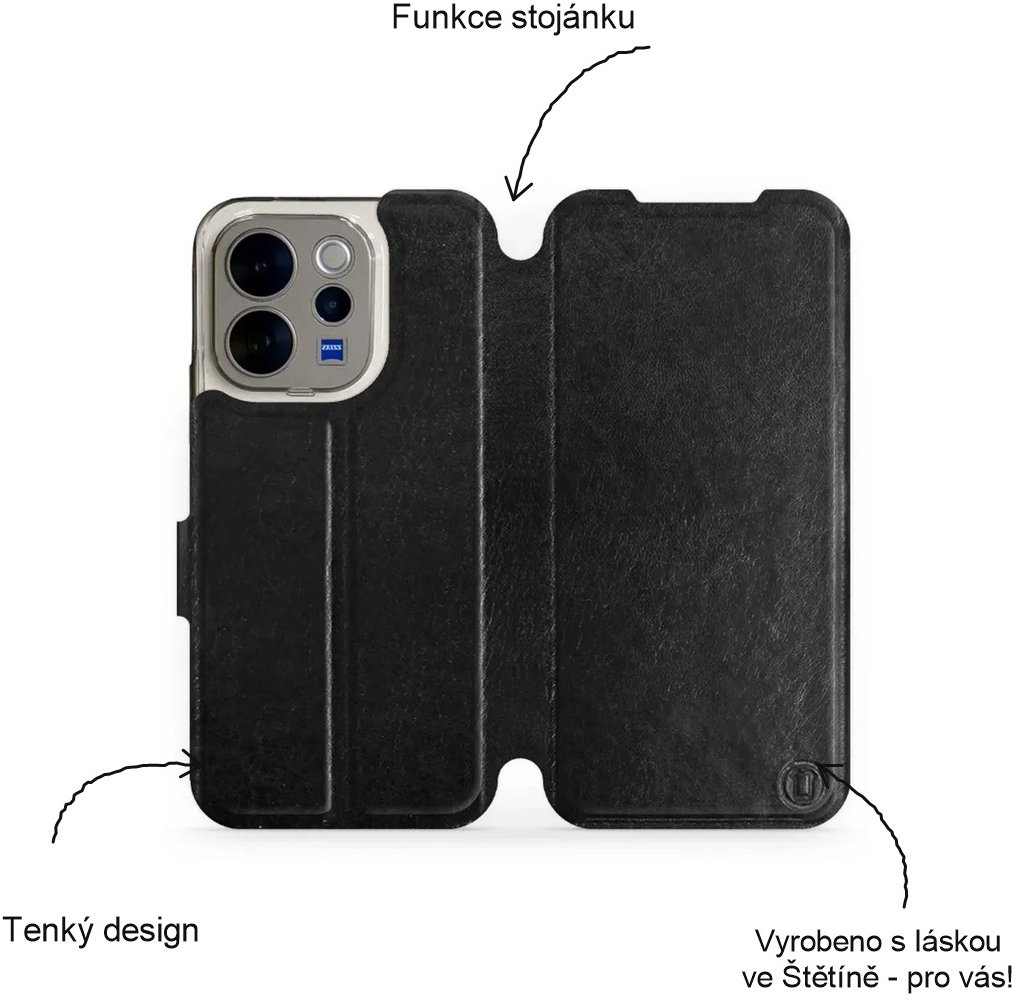 Mobiwear Flip pouzdro pro Vivo V70 - černé