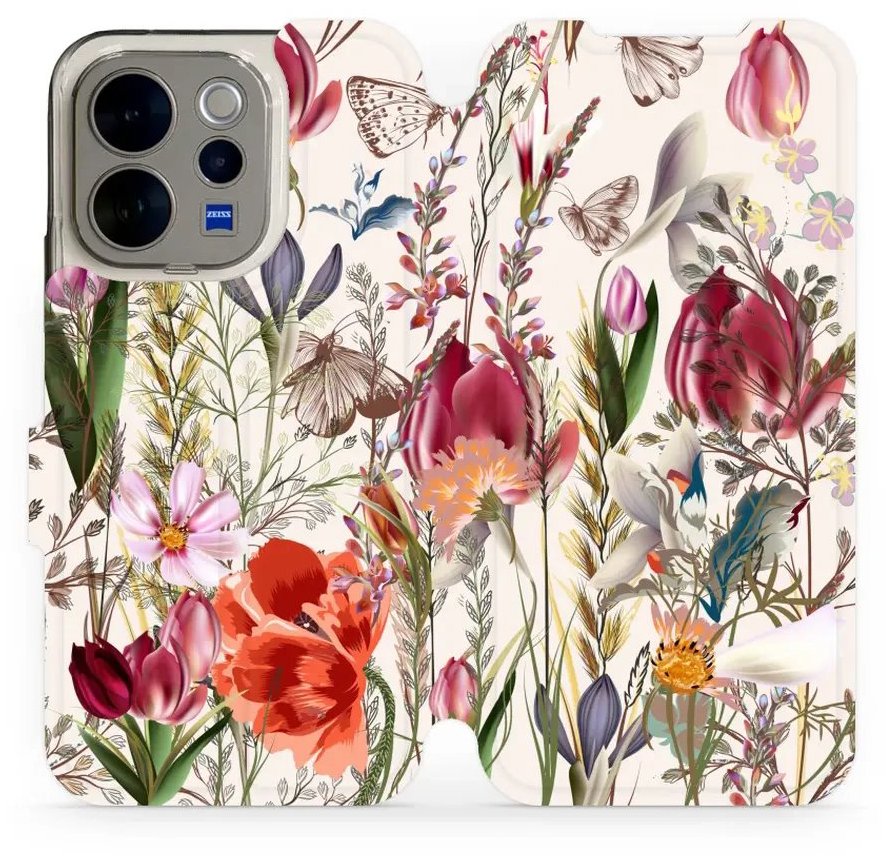 Mobiwear Flip pouzdro pro Vivo V70 - MP01S louka