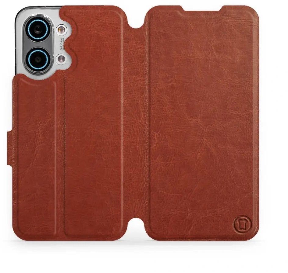 Mobiwear Flip pouzdro pro Xiaomi POCO X8 Pro Max - hnědé