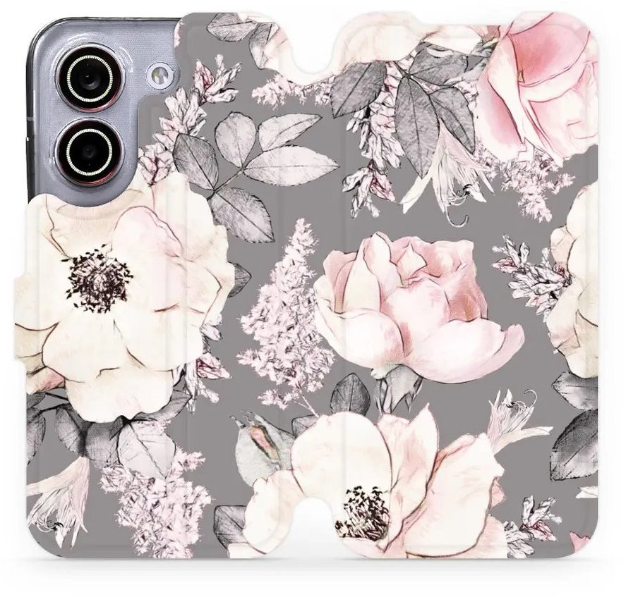 Mobiwear Flip pouzdro pro Xiaomi POCO X8 Pro - MX06S květy
