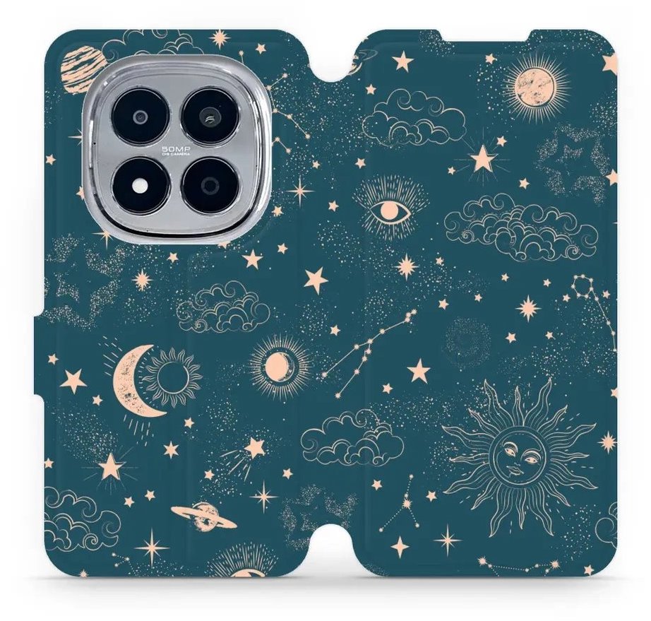 Mobiwear Flip pouzdro pro Xiaomi Redmi Note 15 Pro 4G - VP14S vesmír
