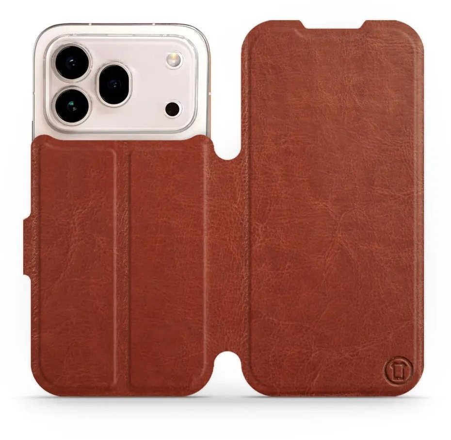 Mobiwear Flip pouzdro pro Honor 600 Pro - hnědé