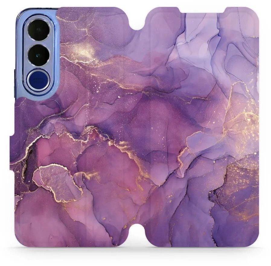 Mobiwear Flip pouzdro pro Vivo V70 FE - VP20S fialový mramor