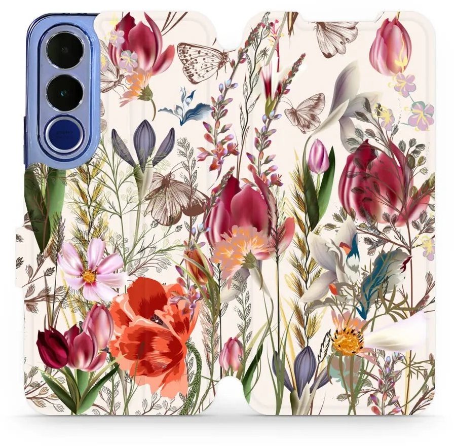 Mobiwear Flip pouzdro pro Vivo V70 FE - MP01S louka