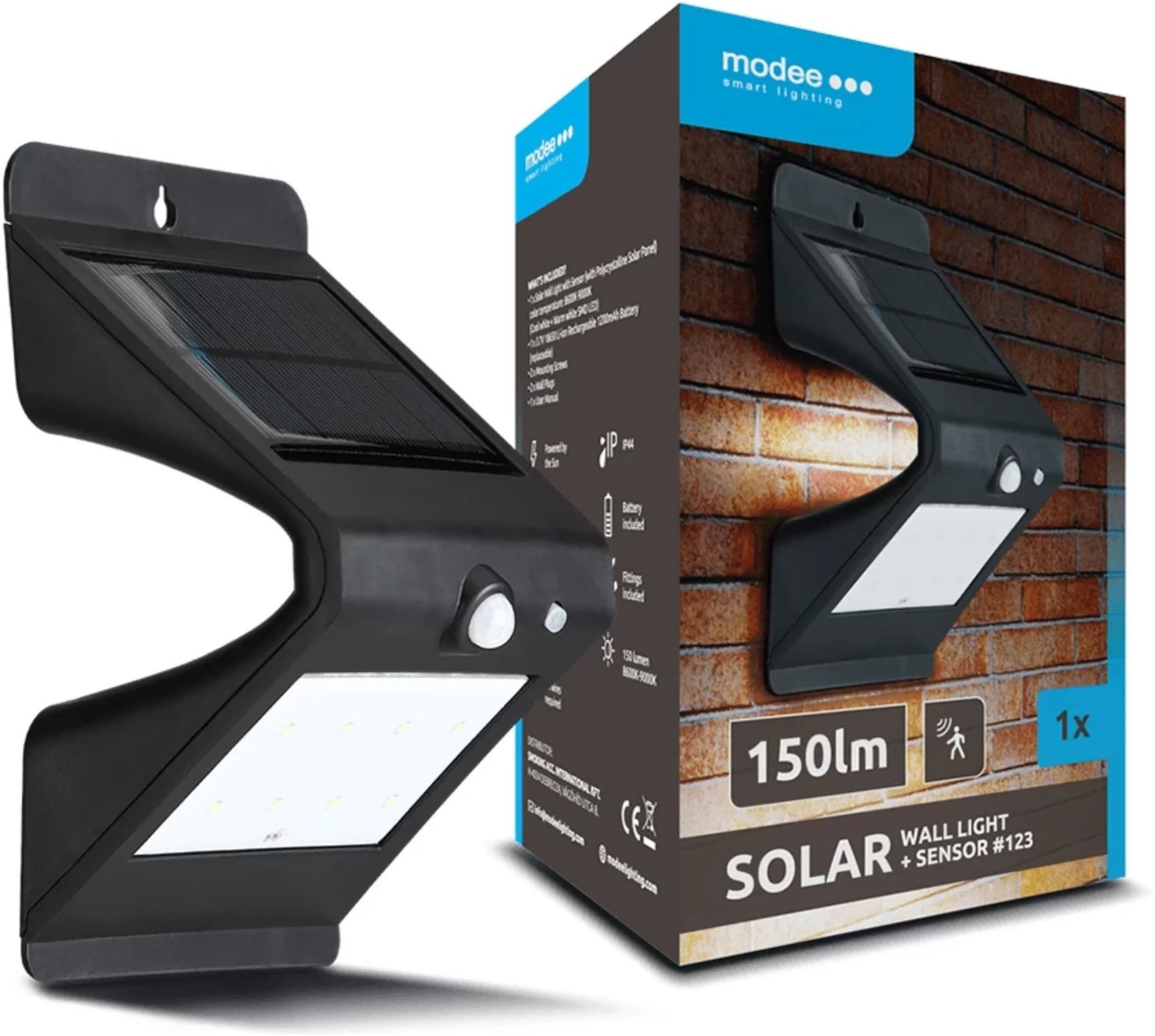 Modee Lightning Solární svítidlo WS123 se senzorem