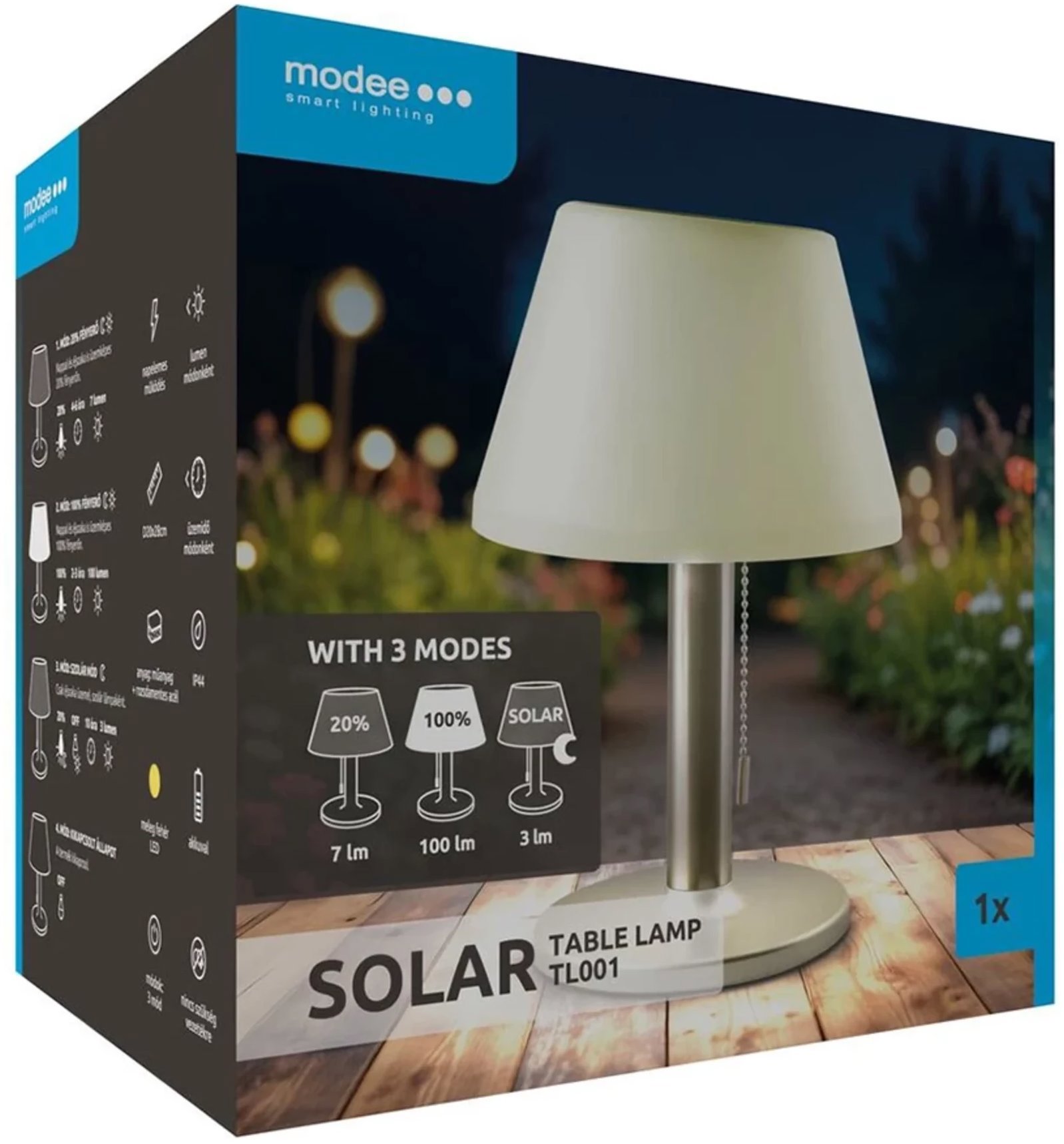 Modee Lightning Solární svítidlo  TL001 stolní lampa