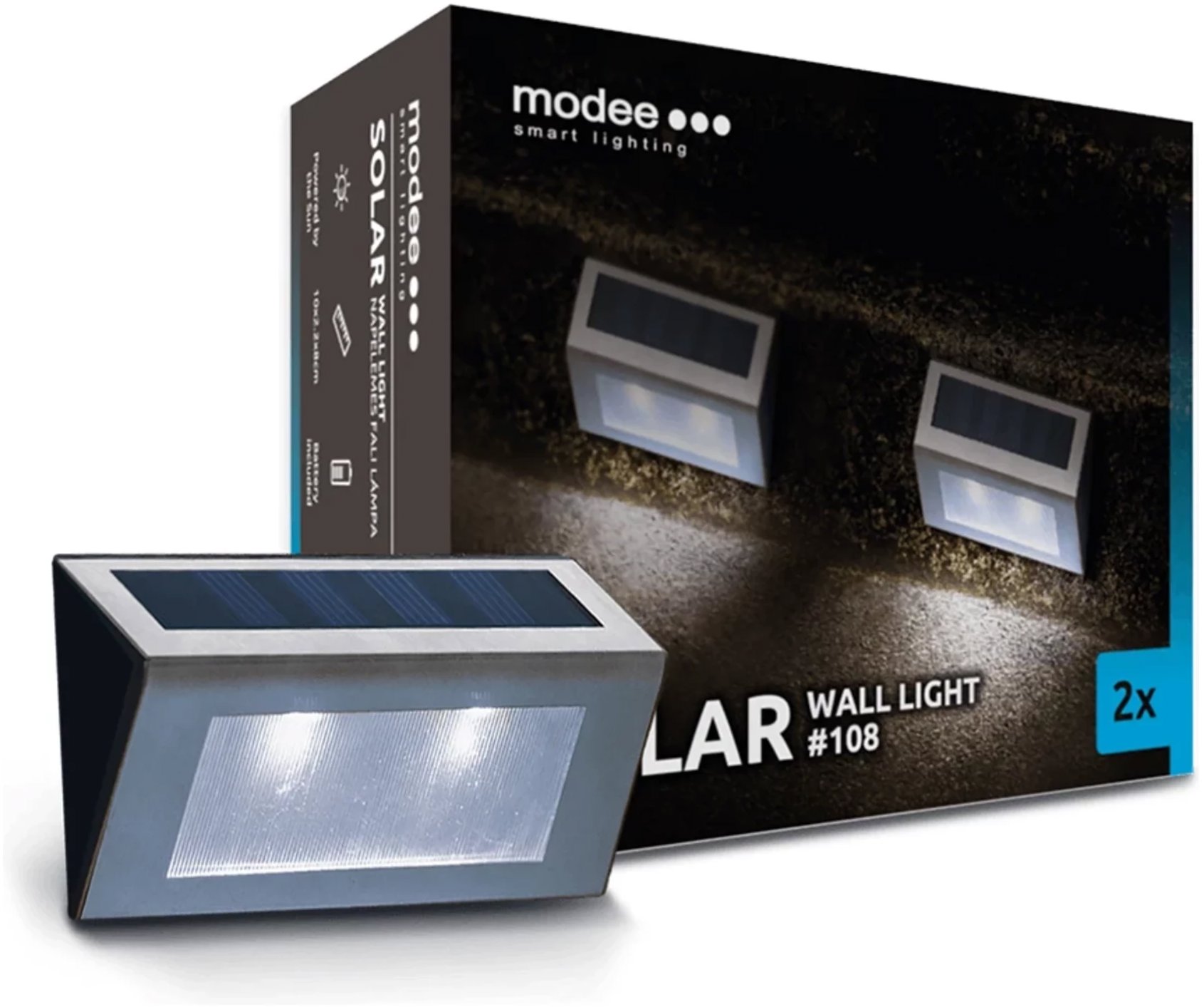 Modee Lightning Solární svítidlo WS108 2 ks