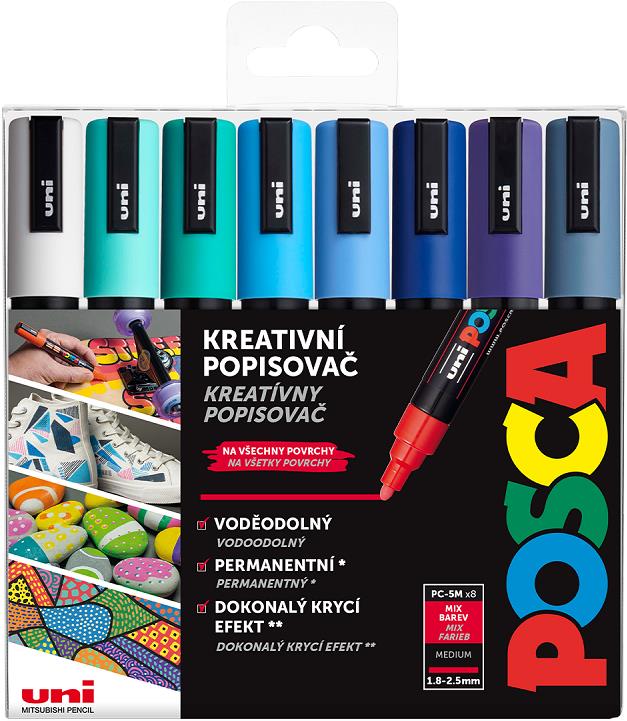 UNI Posca 5M - vysoce kvalitní fix a popisovač