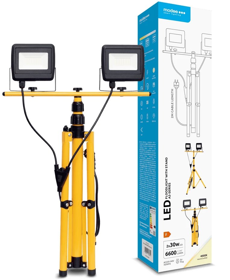 Modee Lightning LED pracovní světlo 2 × 30 W, 120°, 4000 K, 6600 lm