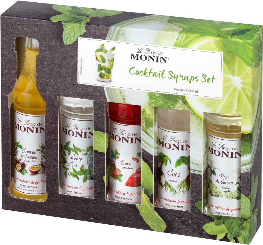 MONIN COCKTAIL BOX MINI 5 x 0,05 l