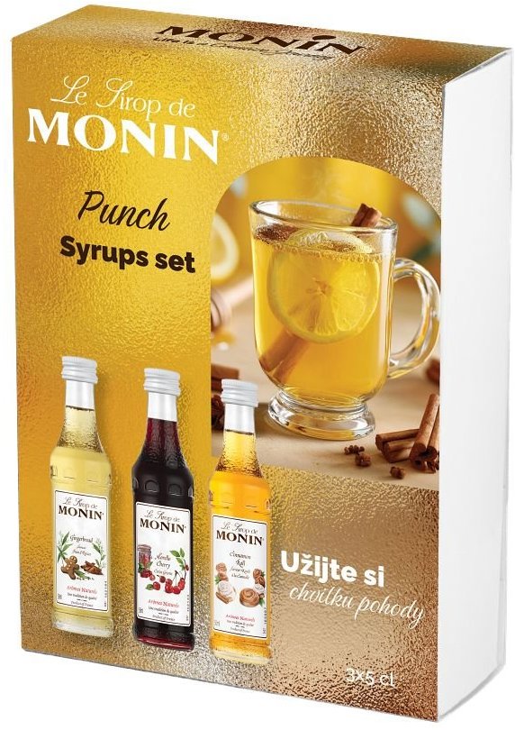 MONIN set 3 × 5cl Punch