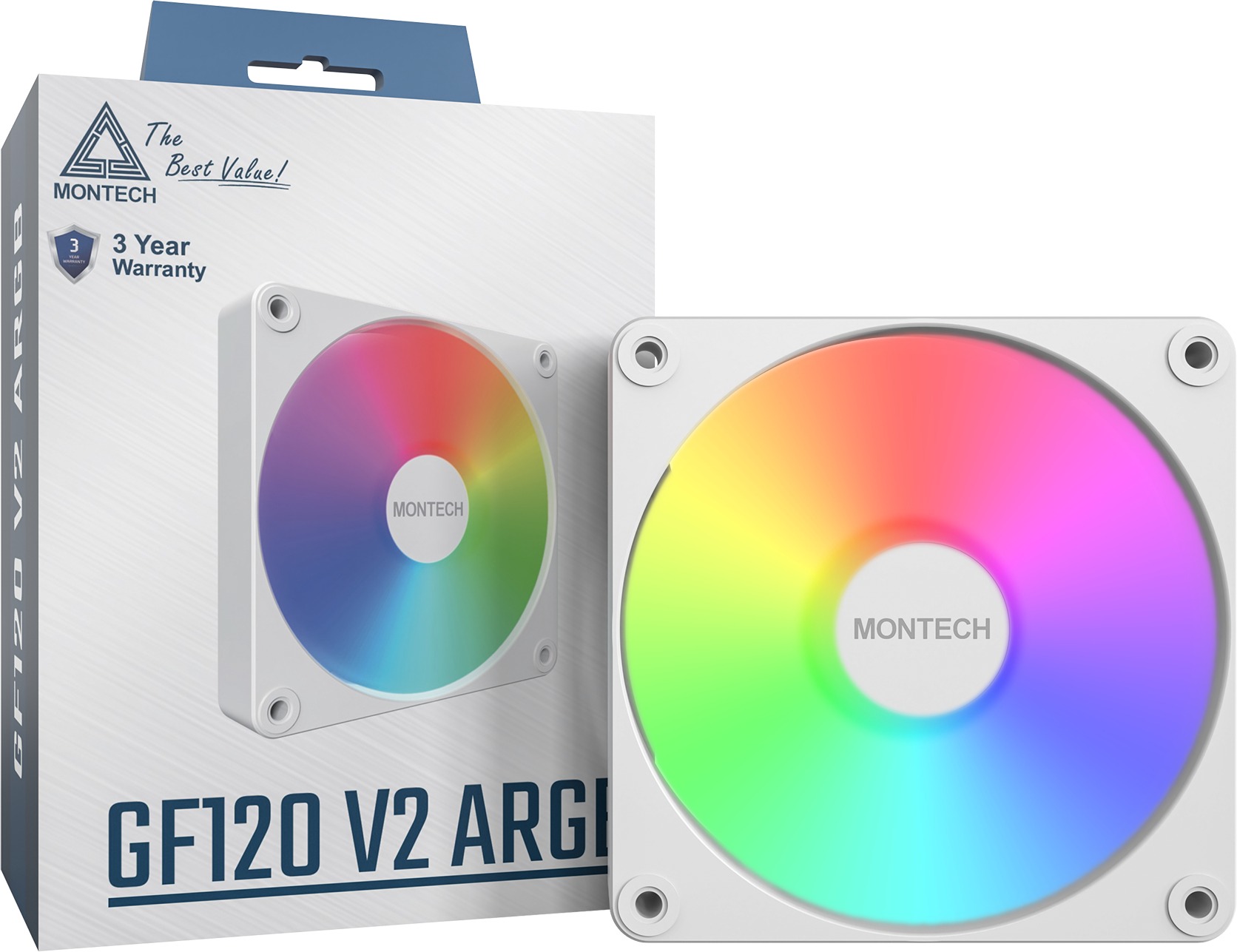 Montech GF120 V2 ARGB White