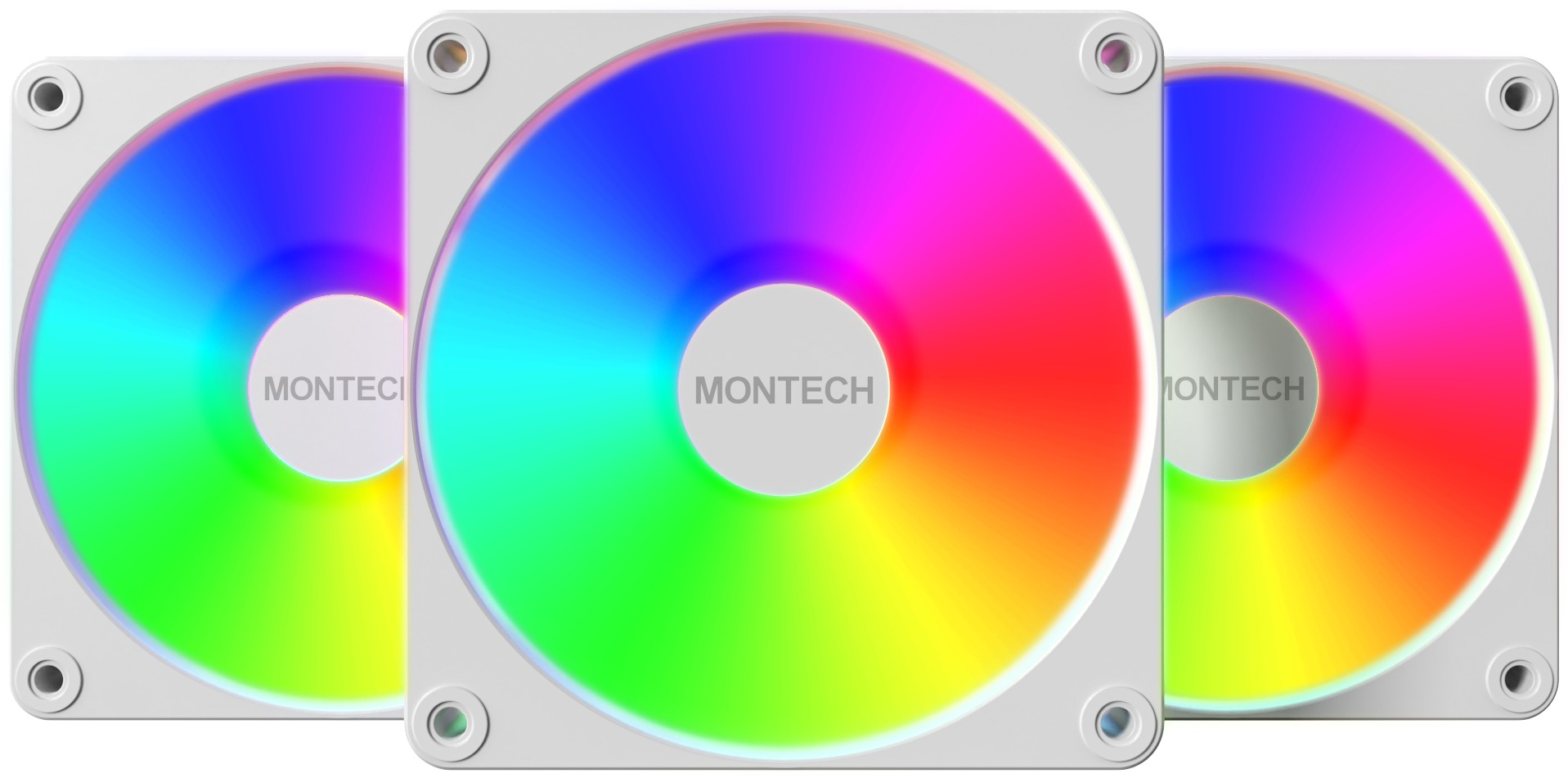 Montech GF120R V2 ARGB 3 in 1 Pack White