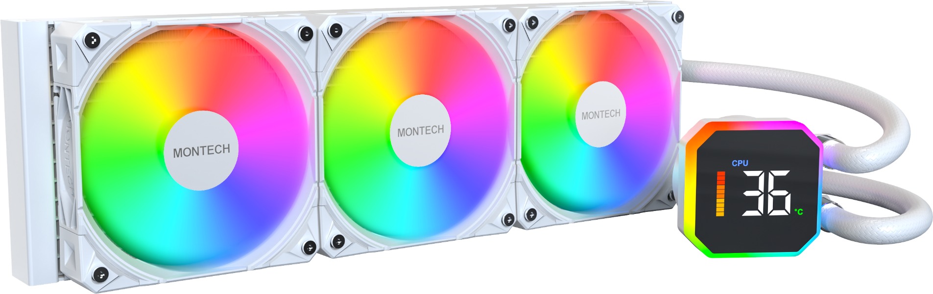 Montech Hyper Flow Digital 360 White