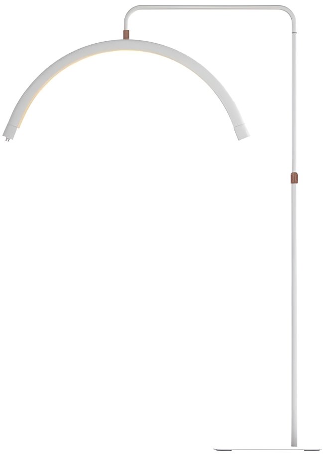 BAFI MOON Stojací kosmetická lampa bílá, 71 cm
