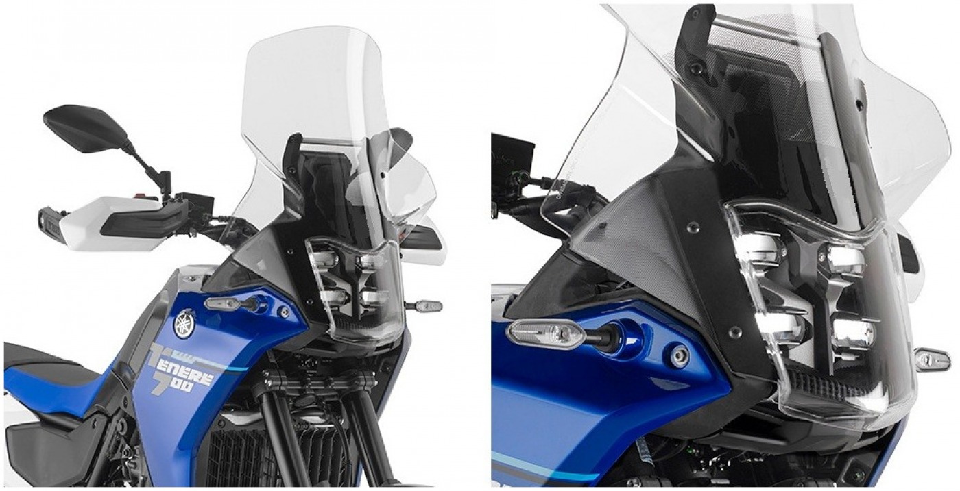 KAPPA KD2174STHLP čiré plexi YAMAHA Ténéré 700  (25)