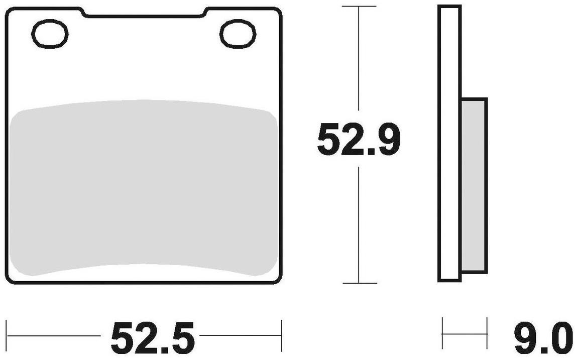 Braking brzdové destičky (sinterová směs CM56) (2ks) M501-273