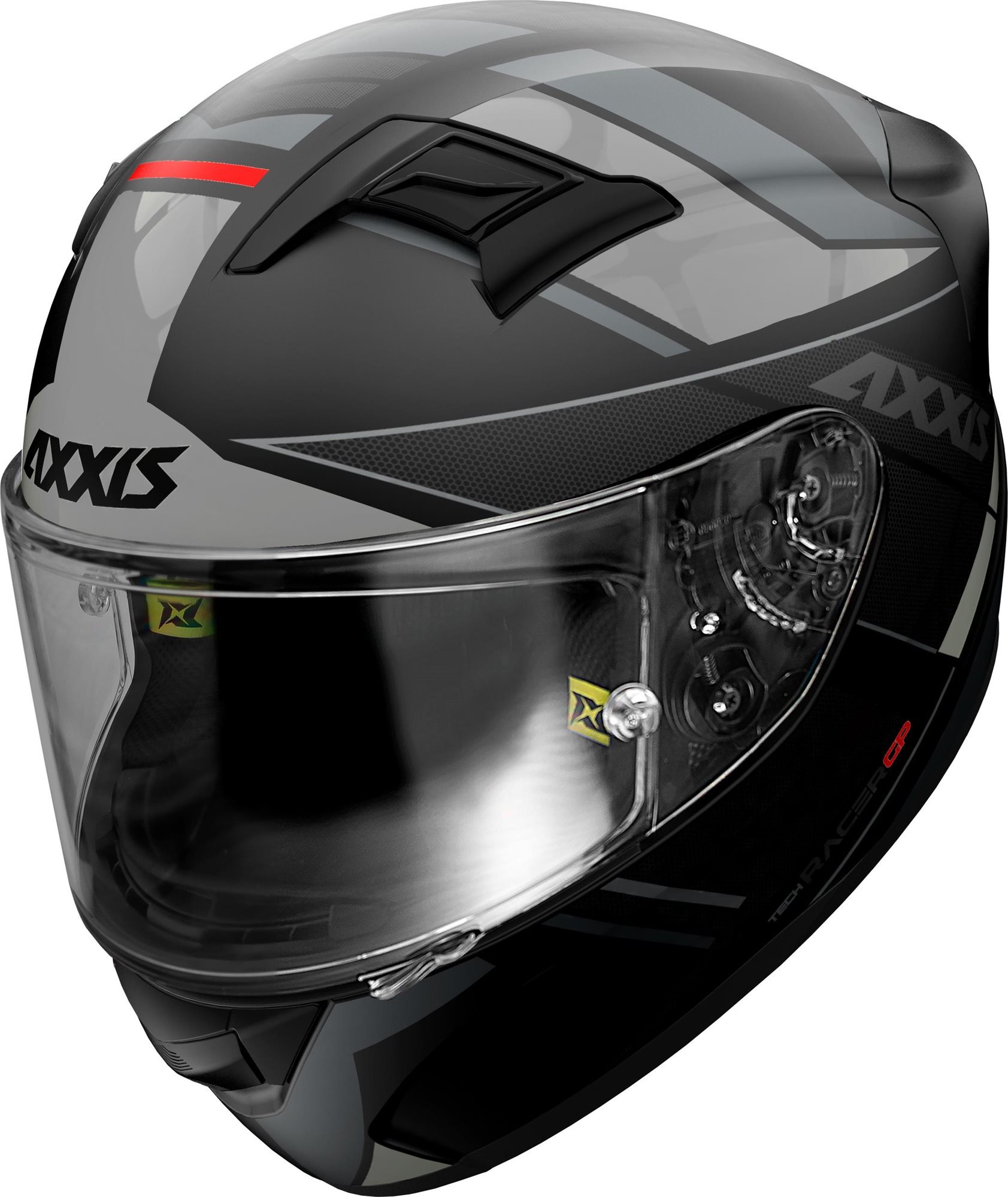 Axxis GP Racer SV Fiber Tech Integrální helma matná šedá S