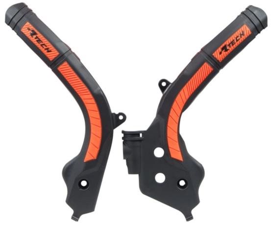 RTECH protektory rámu KTM sada, černo-oranžové M400-1371