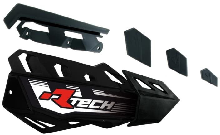 RTECH Plasty Krytů Páček Flx / Flx Alu / Flx Atv, Černé, Pár