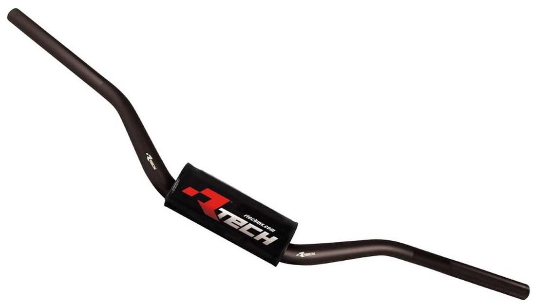 RTECH řídítka David K. s proměnlivým průřezem o průměru 28,6 - 22 mm s chráničem černá