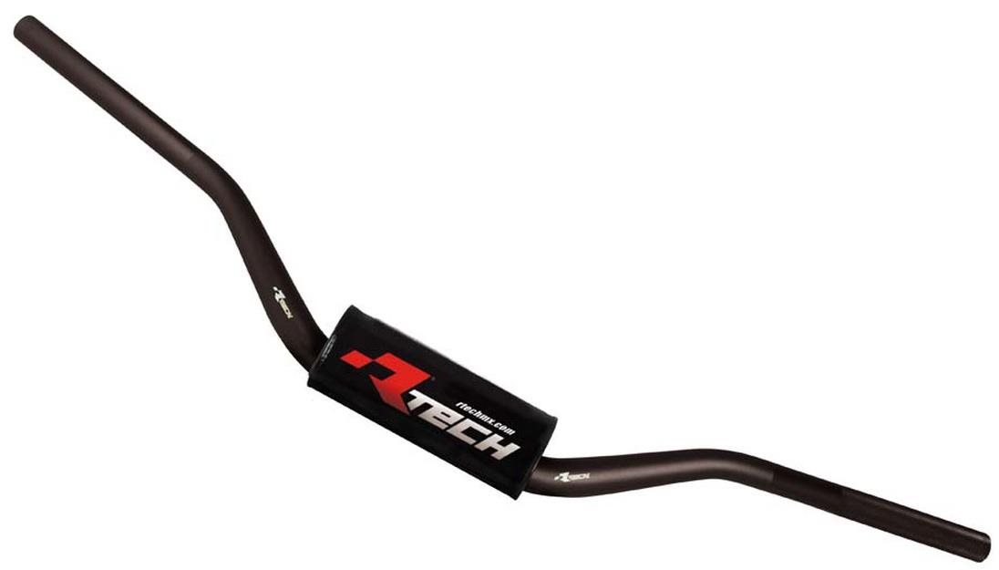 RTECH řídítka Pit B. s proměnlivým průřezem o průměru 28,6 - 22 mm s chráničem černá