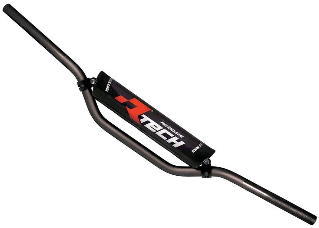RTECH řídítka Ricky C. o průměru 22 mm s hrazdou a chráničem černá