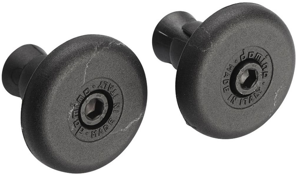 Domino záslepka řídítek ocel pro vnitřní průměr od 16 mm, 2 ks, černá