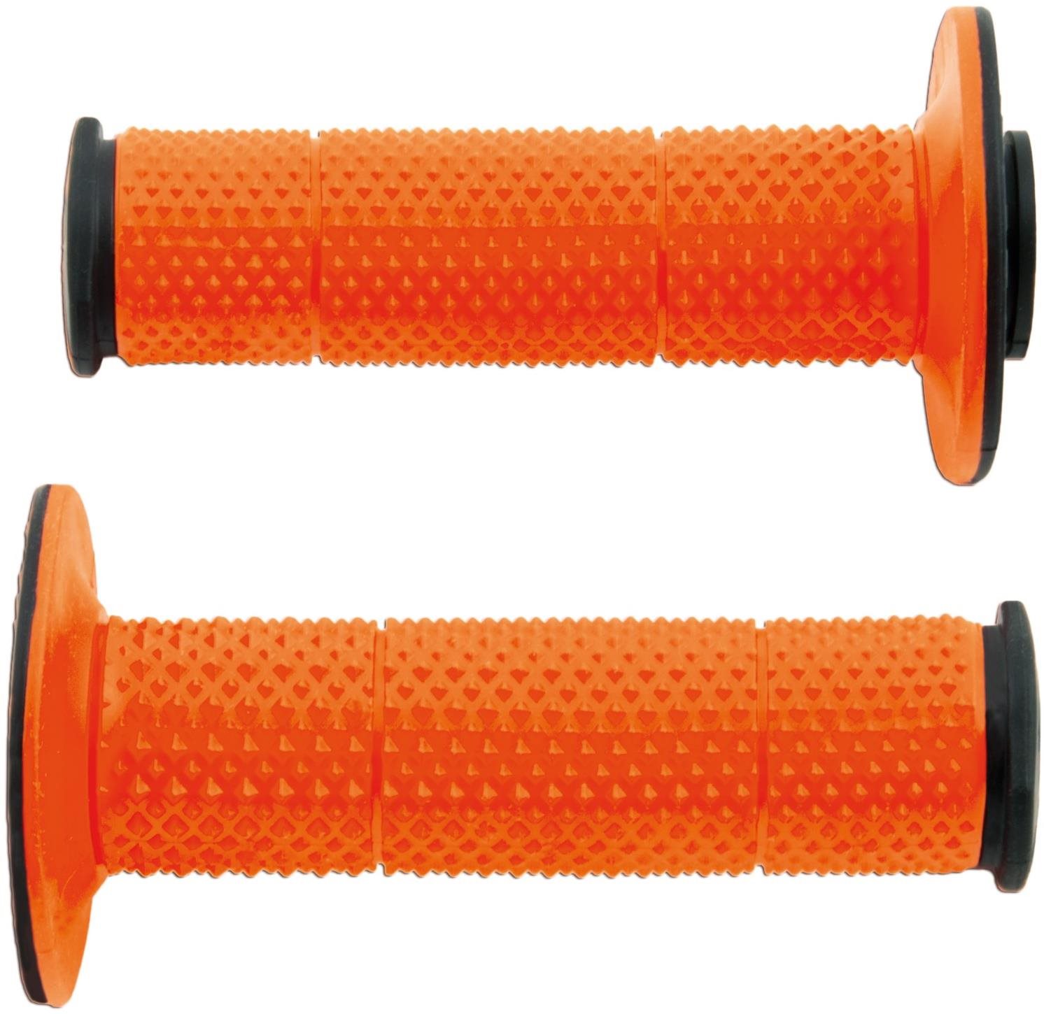 RTECH gripy Full Diamond, černé/oranžové, extra měkké, pár