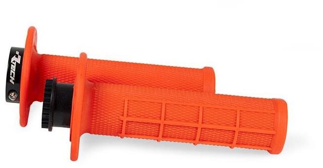 RTECH gripy lock-on R20 Half Waffle, neon oranžové, 1 pár