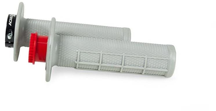RTECH gripy lock-on R20 Half Waffle, šedé, 1 pár
