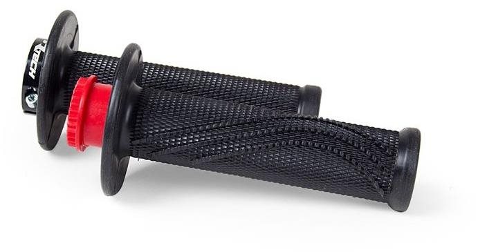 RTECH gripy lock-on R20 Wave, černé, 1 pár