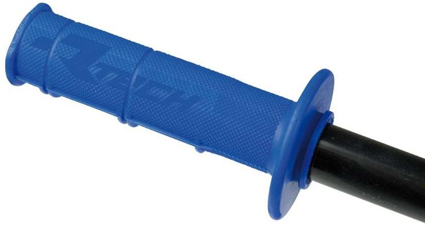 RTECH gripy Racing měkké, modré, pár, délka 116 mm