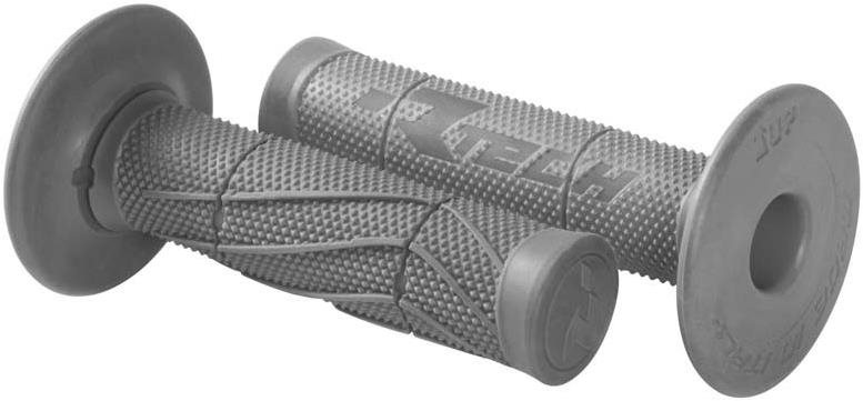 RTECH gripy Wave měkké, šedé, pár, délka 118 mm