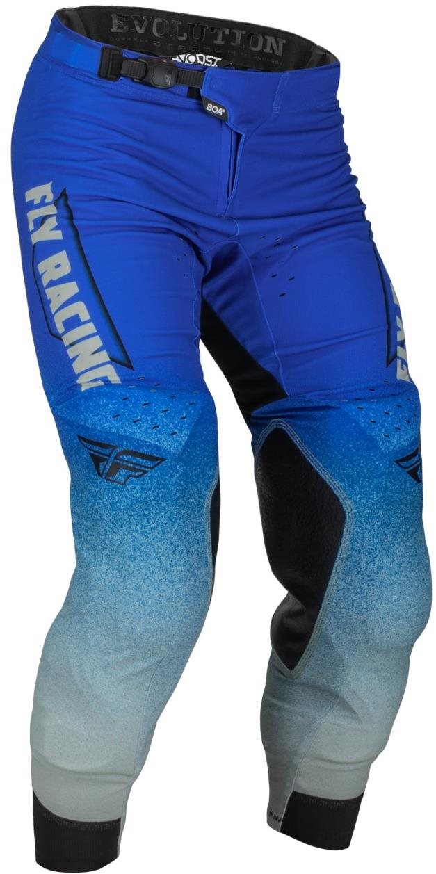 Fly Racing kalhoty Evolution DST, 2023 modrá/šedá velikost 30