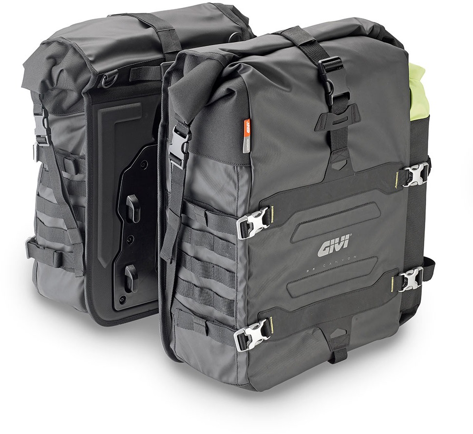 Givi GRT709 CANYON voděodolné boční brašny černé 2×35l, řada Gravel-T pro nosiče PLX