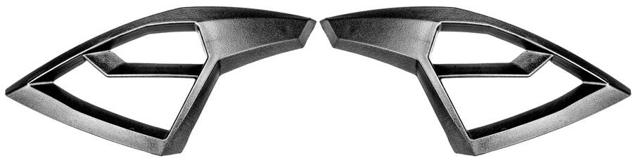 CASSIDA čelní kryty vrchní ventilace pro přilby Cross Pro 2, černá