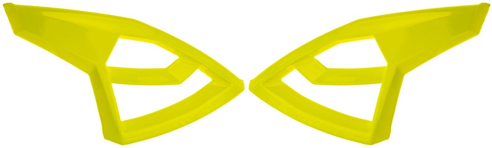 CASSIDA čelní kryty vrchní ventilace pro přilby Cross Pro 2, žlutá fluo