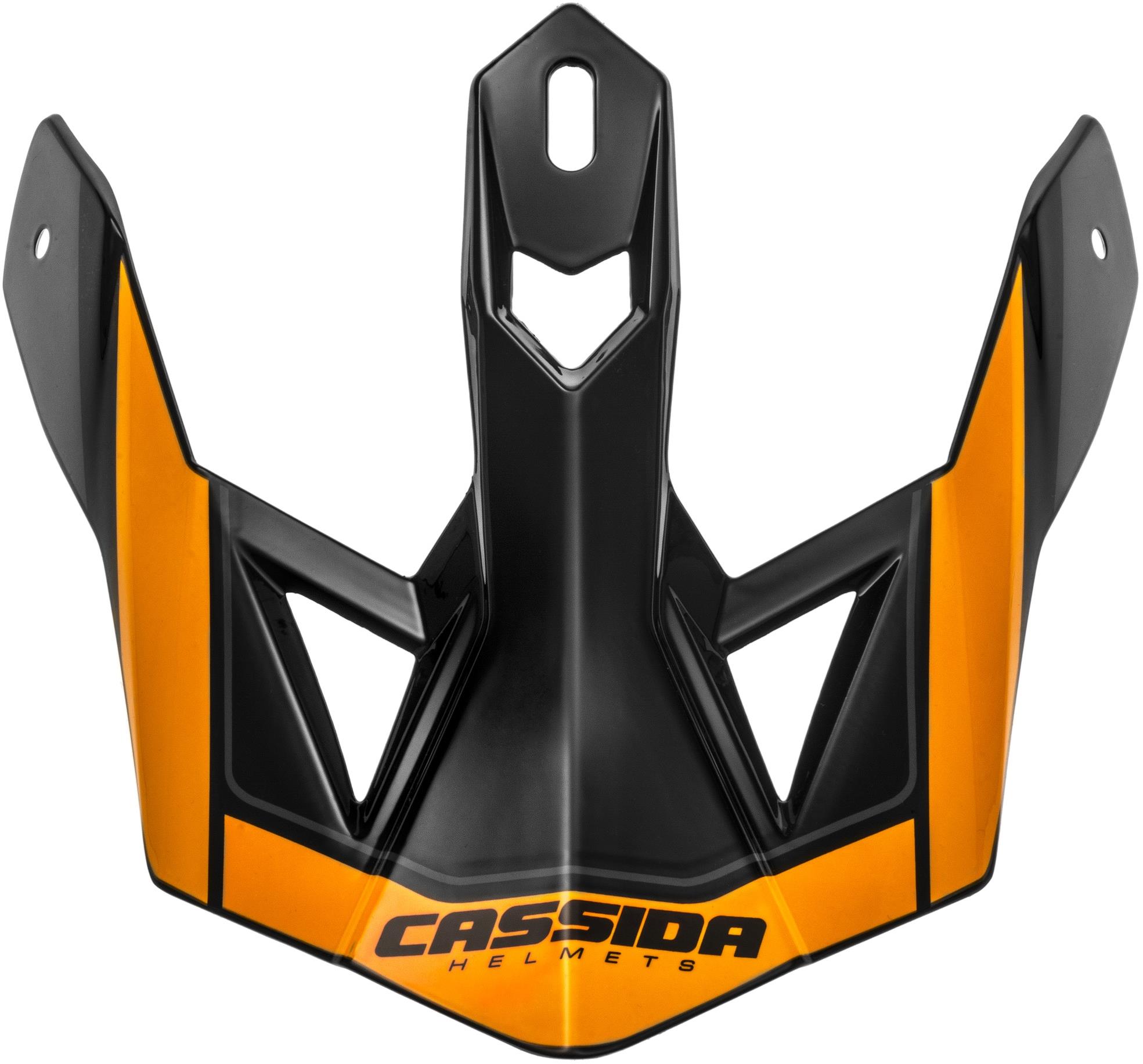 CASSIDA kšilt pro přilby Cross Pro 2, oranžová/černá/šedá