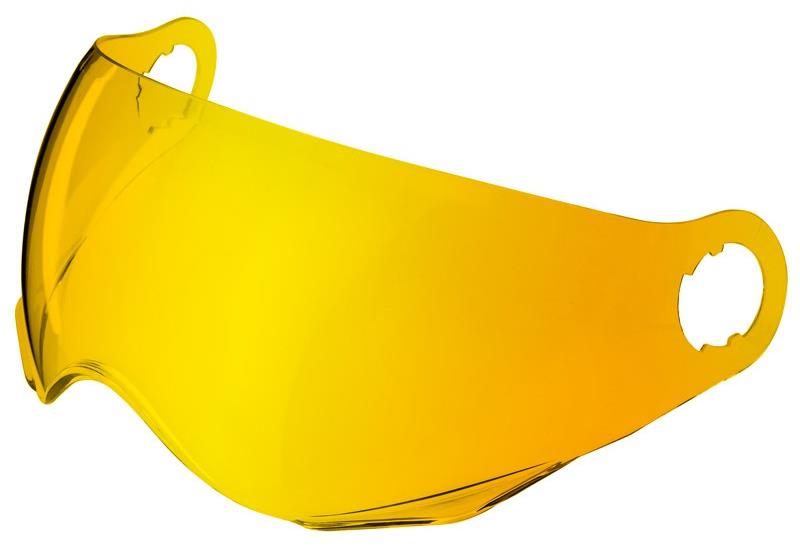 CASSIDA plexi krátké pro přilby Handy a Handy Plus, zrcadlové zlaté