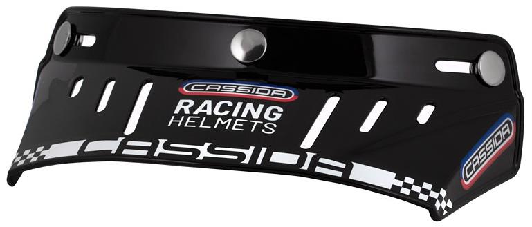 CASSIDA plochý kšilt Oxygen Racing Spirit, černý, cvakání na druky