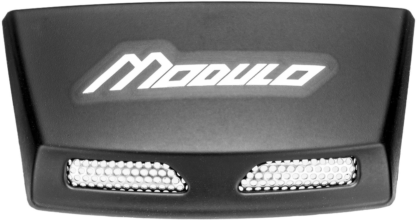 CASSIDA zadní kryty ventilace pro přilby Modulo 2.0, černá matná, vč. bílého loga