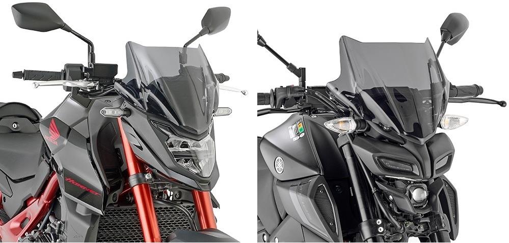 KAPPA 2166AK kouřové plexi HONDA CB 750 Hornet / YAMAHA MT 125 (20-24)
