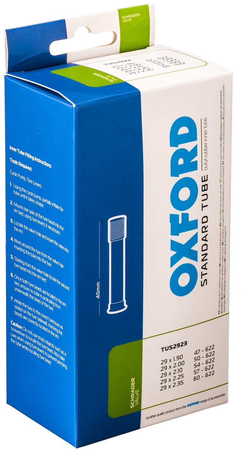 OXFORD cyklo duše 29 × 1,9/2,3, auto ventilek