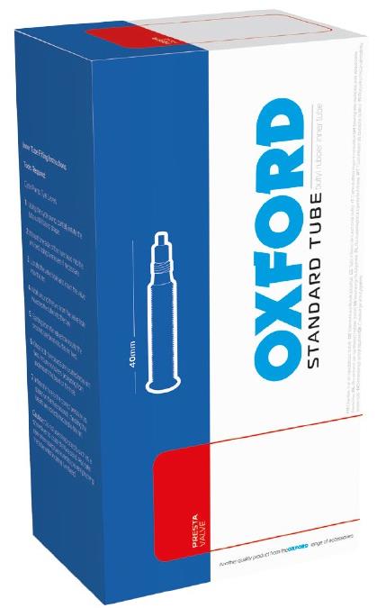 OXFORD cyklo duše 700 × 18/23C, galuskový ventilek prodloužený, 60 mm